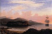 Fitz Hugh Lane Off Mount Desert Island oil painting reproduction